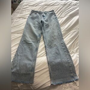 zara straight leg jeans